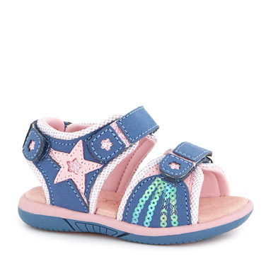 Velcro Glitter Sandals